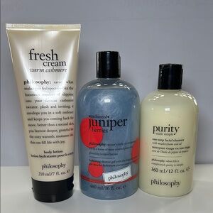 Philosophy bath and body 3PC bundle NEW